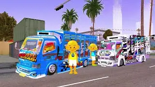 Upin dan Ipin di Kejar Papol Setelah Cur1 Truk Oleng 🤣🤣 upinstori