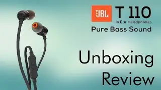 JBL T110 Unboxing e Review | AURICULAR DA JBL POR 10&euro; DE GRANDE QUALIDADE