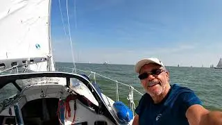 Segeln in Friesland mit unserem Kleinkreuzer Sportina 680 Teil 3