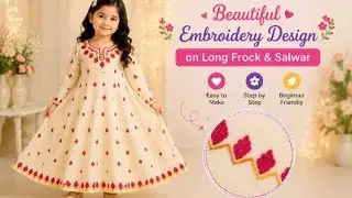 Soo beautiful border line design 💯 vary easy embroidery design 🪡#art