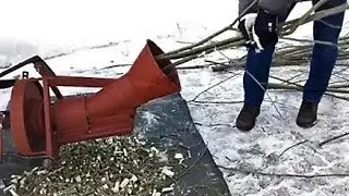 Садовый Шнековый 👍 измельчитель веток! Работа после модернизации!