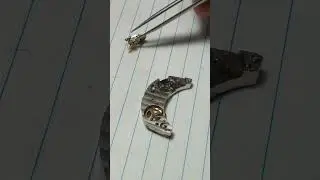 Fossil original watch, dual system battery with ic and mechanical system, #watchrestoration