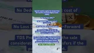 Taxation of Crypto Assets | Taxation | Tax Topic | Income Tax Act | Tax On Bitcoin #bitcoin #tax