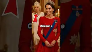 Catherine Outshines Camilla at Lavish State Banquet with One Brilliant Move #shorts #kate