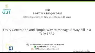 Generating E-Way Bill in Tally.ERP 9