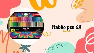 3. Swatchen  || 65 Stabilo pen 68