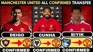 Manchester United All Confirmed Transfers 💯- Manchester United Transfer News- Deigo,Cunha & Biyik ✅