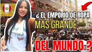 &iquest;EL MAYOR EMPORIO DEL MUNDO? 🇵🇪 As&iacute; es GAMARRA en Lima | Caos, precios y realidad