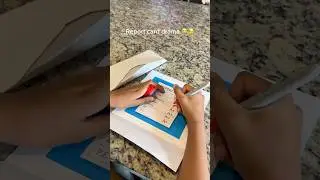 OH NO! 😱 She got an F on her report card 😓 #shorts #funny #parentingadventures #reportcard
