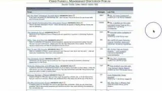 Chris Farrell Membership Site Review