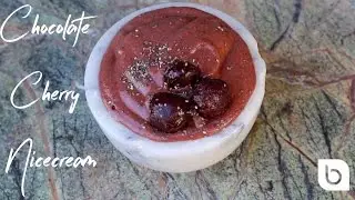 Chocolate Cherry Nicecream
