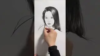 Girl Drawing #drawing #charcoaldrawingtutorial #girlfacedrawingpencil #girldrawing #portraitdrawing