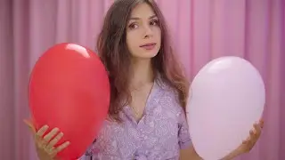 ASMR BALLOONS | Popping With Nails (tapping, scratching)
