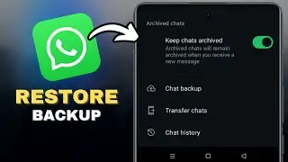 How To Restore WhatsApp Backup From Google Drive in SECONDS!