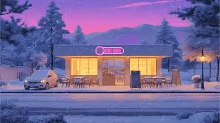 A Calm Winter Street ❄️ Lofi Beats to Unwind, Relax & Let Go