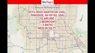 Buy house at 4575 Dean Martin Dr 3300, Paradise, NV 89103, USA | Paradise, USA | MapFlagged