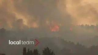 Diversi incendi nel Ragusano: le fiamme nei pressi di Giarratana bruciano la macchia mediterranea