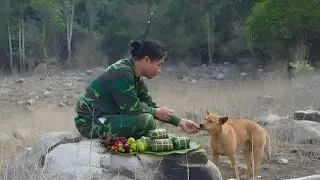 Fishing and foraging for wild food in the forest - Making traditional Banh Chung for Tet