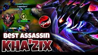 Wild Rift | KHA'ZIX BEST ASSASSIN IN PATCH 3.4A ?? | GRANDMASTER GAMEPLAY | KHA'ZIX BUILD & RUNES |