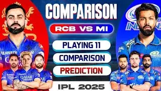 MATCH 20 - RCB vs MI Playing 11 2025 | MI vs RCB Team Comparison 2025 | MI vs RCB Playing 11