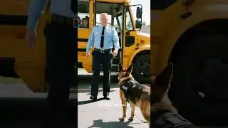 Police Dog Stops Bus Just in Time Before Tunnel Collapse  #animalrescue