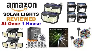 6 Amazon Solar & Christmas lights Reviewed 2026. #productreview #amazonreviews #solarlights  #review