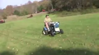 Driving the Sears FF/20 and Super 12 at Zagray Farm Fall Show 2012