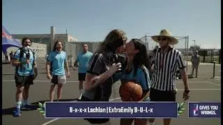 Qtcinderella and ExtraEmily kiss (Ludwigs' streamer games)