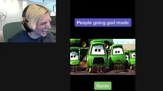xQc dies laughing at Guido going God mode