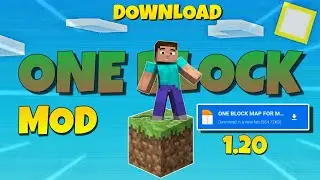 One Block For Minecraft || one block mode for MCPE 1.20 ...