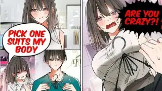 Manga Dub Thirsty Senpai Helped Me Pick a Gift&hellip; And Suggested a Swimsuit？! 😳RomCom