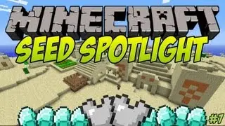 Minecraft 1.8 Seed Spotlight - BIG VILLAGES, TEMPLES, AMAZING LOOTS! #7