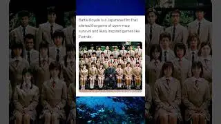 🤯😱The Movie That Inspired Fortnite & PUBG | Battle Royale (2000)❤️🥹#shorts
