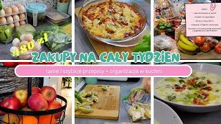 Shopping for the whole week for 480 PLN | MEAL PREP | Cheap and quick recipes + kitchen organizat...