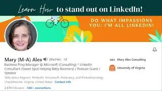 Stand out on LinkedIn - Pro-Tips from I'm All LinkedIn