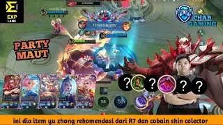 Game play yu zhong pakek item saran dari R7 | cobain skin colector jadul | mabar maut #mobilelegends