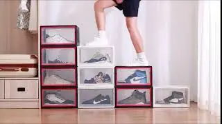 COOL 12-PACK SHOE STORAGE - HIT THE LINK and Get it NOW on AMAZON!! #AMAZON #AMAZONFINDS