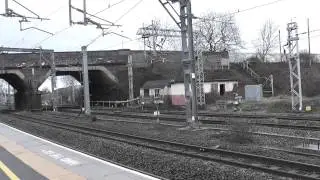 (HD) NEW 68015 & 68011 pass Lichfield T.V.light engine on driver training I think! 31.1.15