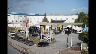 R&eacute;ouverture et inauguration de la station-service AGIL &agrave; Ksar Said.