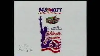 KLTY Celebrate Freedom Bumper (2001)