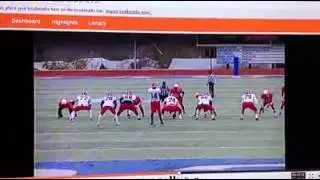 Ke'Andre Love interception touchdown TVCC