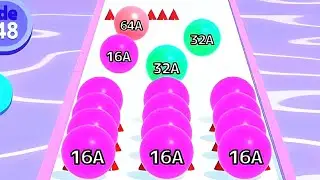 Ball Run 2048 🏆 Infinity Mode New Update Gameplay Part 131