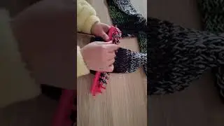 Knitting loom for beginners step by step #knitting #crochet #scarf #knitting_loom_ouabd