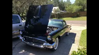 Black 3sp 1957 T Bird Profile