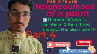 Real analysis part 4|| Neighbourhood of a point|| Theorem.. Bsc. nbd of a point 