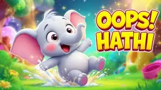 &ldquo;Oops! Hathi Fell Down 😆🐘 | Funny Kids Cartoon&rdquo; elephant 🐘 ameging song 🌪️🌪️