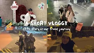 Travel vlog with us Part. 1| almost missed our flight??!