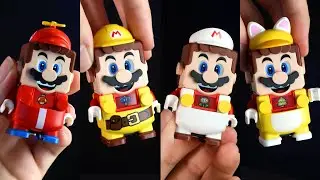 TODOS los TRAJES de LEGO SUPER MARIO ⭐️ Unboxing Packs Potenciadores (Power Ups)
