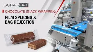 Sigitaspak automatic wrapping line for chocolate covered snacks