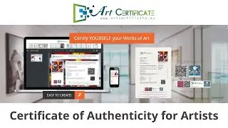 How to make a certificate of authenticity for art ? Artcertificate for Artists